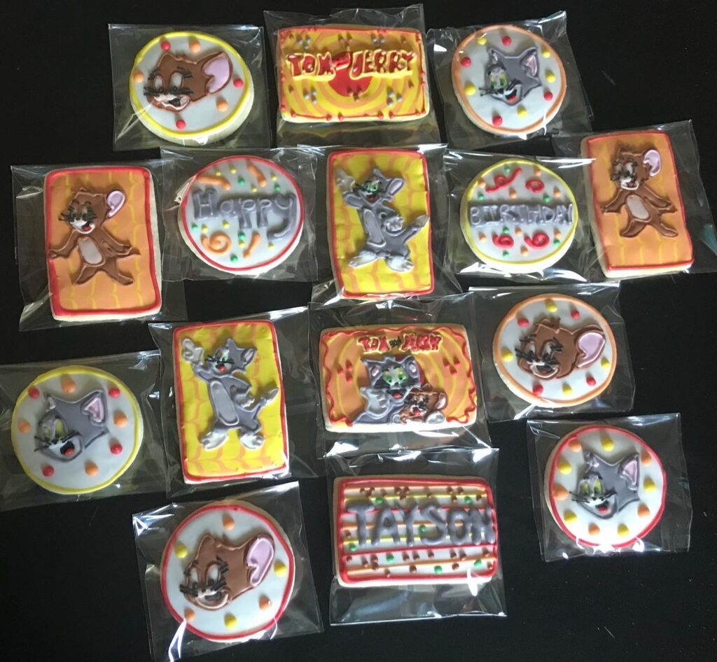 Cookies photo of a cartoon cookie theme